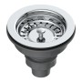 Basket Strainer Kitchen Waste - Chrome