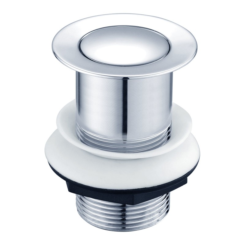Click Clack Basin Waste - Unslotted - Chrome