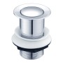 Click Clack Basin Waste - Unslotted - Chrome