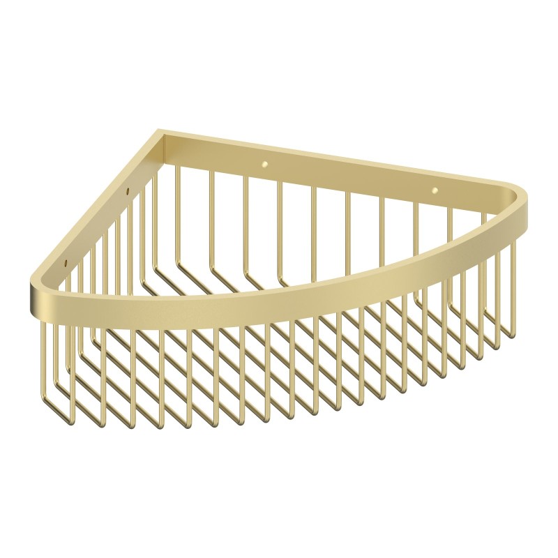 Melbourne Shower Basket - Brushed Brass