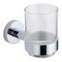 Melbourne Round Tumbler & Holder - Chrome