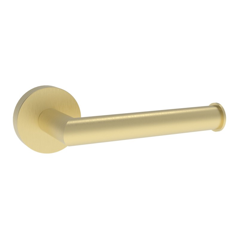 Melbourne Round Toilet Roll Holder - Brushed Brass
