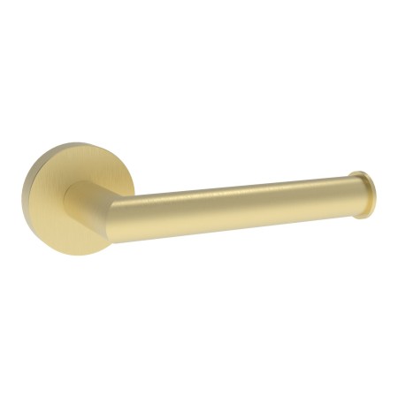 Melbourne Round Toilet Roll Holder - Brushed Brass