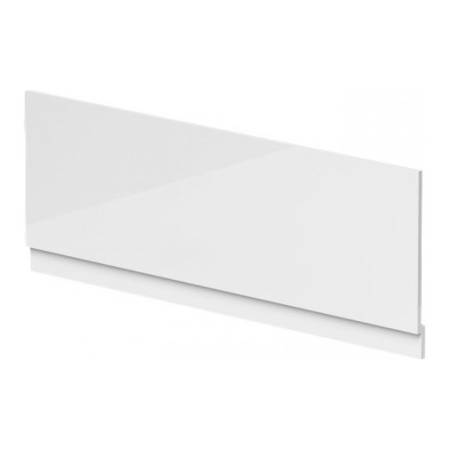 1800mm Waterproof PVC Bath Panel + Plinth - White Gloss