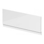 1800mm Waterproof PVC Bath Panel + Plinth - White Gloss