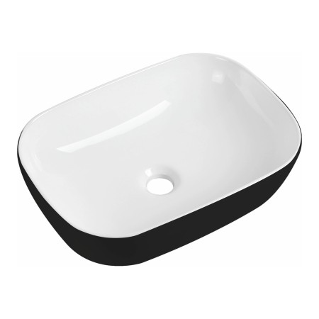 Orca Curved Countertop Basin 465x335mm - Black/White