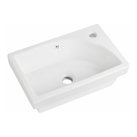 Flauto Mini 455mm Cloakroom Vanity Basin - White