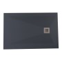 Slate Effect Shower Tray 1000x800mm Rectangle - Grey, another view (2)