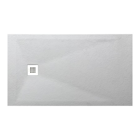 Slate Effect Shower Tray 1400x900mm Rectangle - White