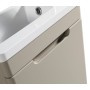 Acerra 400mm Cloakroom Vanity & Basin - Soft Coffee in a bathroom setting
