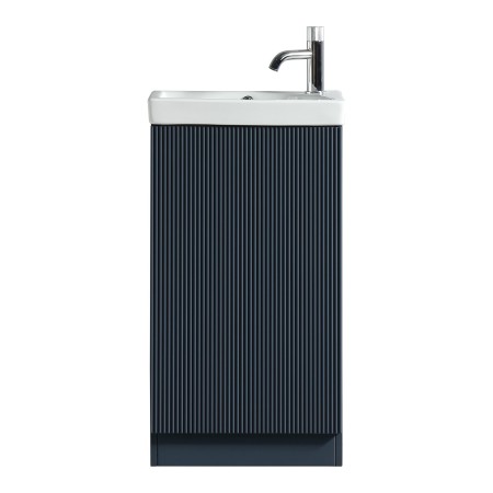 Flauto Mini 450mm Cloakroom Vanity & Basin - Midnight Shadow