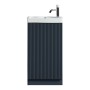 Flauto Mini 450mm Cloakroom Vanity & Basin - Midnight Shadow