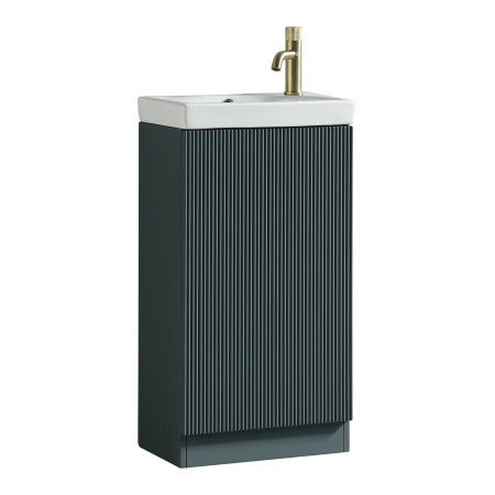 Flauto Mini 450mm Cloakroom Vanity & Basin - Smoked Sage