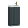 Flauto Mini 450mm Cloakroom Vanity & Basin - Smoked Sage