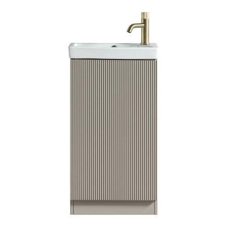 Flauto Mini 450mm Cloakroom Vanity & Basin - Soft Coffee