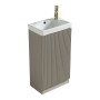 Flauto Mini 450mm Cloakroom Vanity & Basin - Soft Coffee, another view (2)