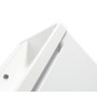 Monza 600mm Floor Standing Vanity & Basin - White Gloss, close-up