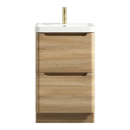 Monza 500mm Floor Standing Vanity - Country Oak