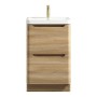 Monza 500mm Floor Standing Vanity - Country Oak
