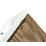 Monza 600mm Fluted Floor Standing Vanity Unit & Basin - Country Oak, close-up