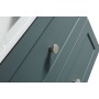 Bakewell 600mm Wall Hung Vanity & Basin - Smoked Sage in a bathroom setting (3)