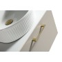Piatta 600mm Wall Hung Vanity with Sintered Stone Counter Top - Soft Coffee, close-up
