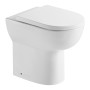 Tornio Comfort Height Rimless Back to Wall D Pan & Seat