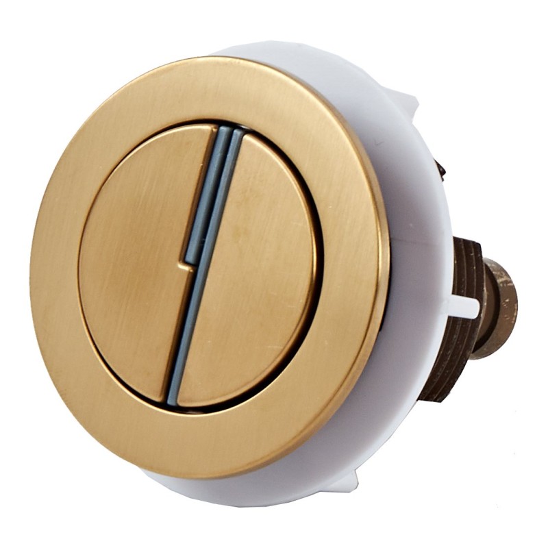 Round Push Button for 6201 - Brushed Brass