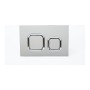 Square Flush Button Plate for 6222 - Chrome