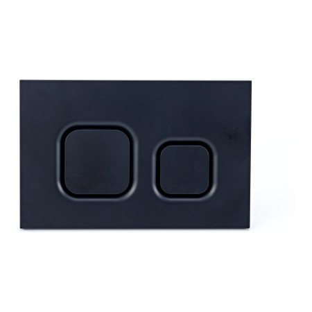 Square Flush Button Plate for 6222 - Black