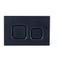 Square Flush Button Plate for 6222 - Black