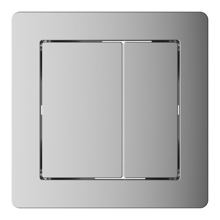 Square 78mm Button for 6201 - Chrome