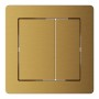 Square 78mm Button for 6201 - Brushed Brass