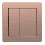 Square 78mm Button for Plumb Essentials Concealed Cistern - Brushed Bronze