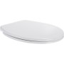 Omni Soft Close Seat - White, close-up