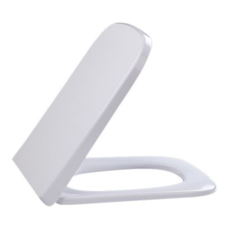 T20 Square Soft Close Seat - White