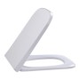 T20 Square Soft Close Seat - White