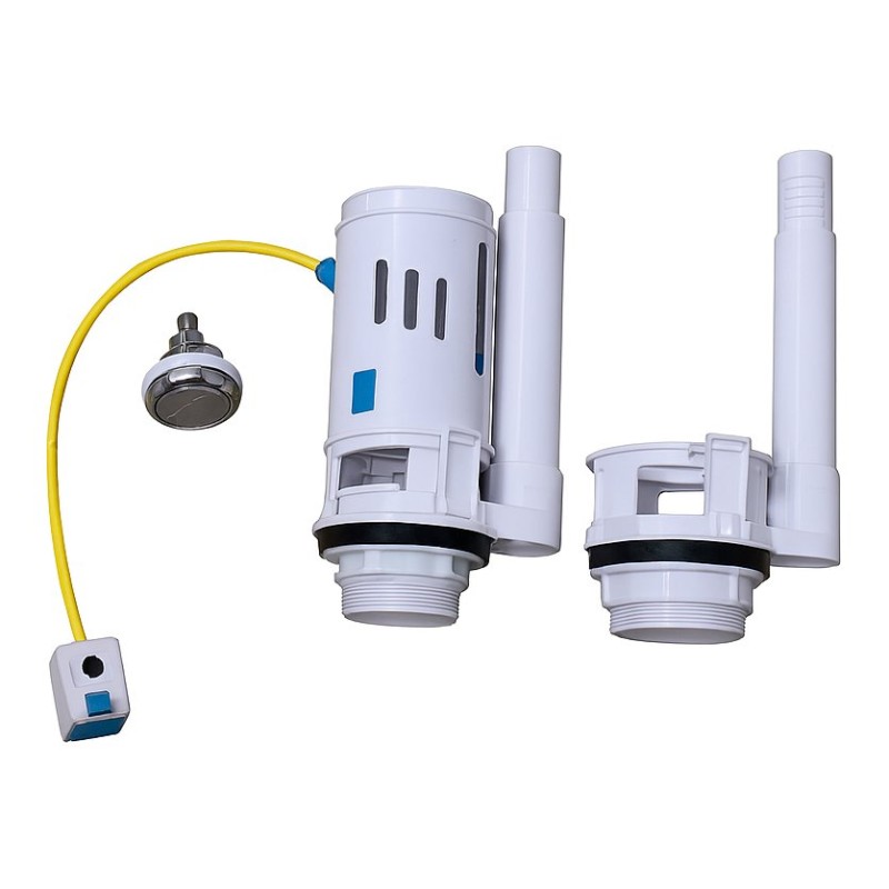 WC Dual Flush Valve with 2" and 1/2" Outlets