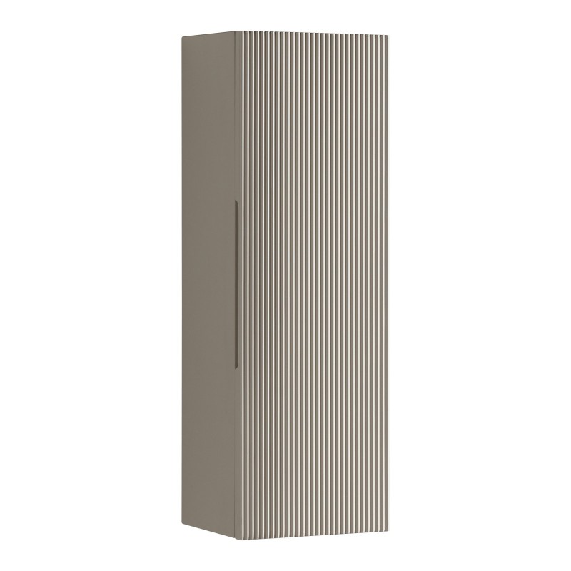 Flauto 900mm Wall Mounted Cabinet - Soft Coffee
