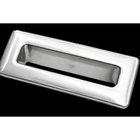 Flauto Overflow Cover - Chrome