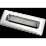 Flauto Overflow Cover - Chrome