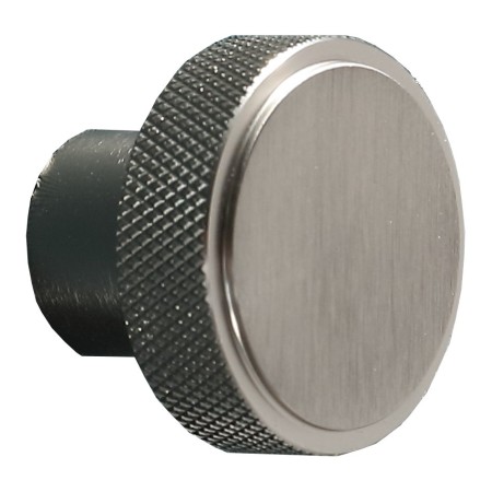 Knurled Round Handle - Satin