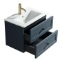 Knurled Round Handle - Black, another view