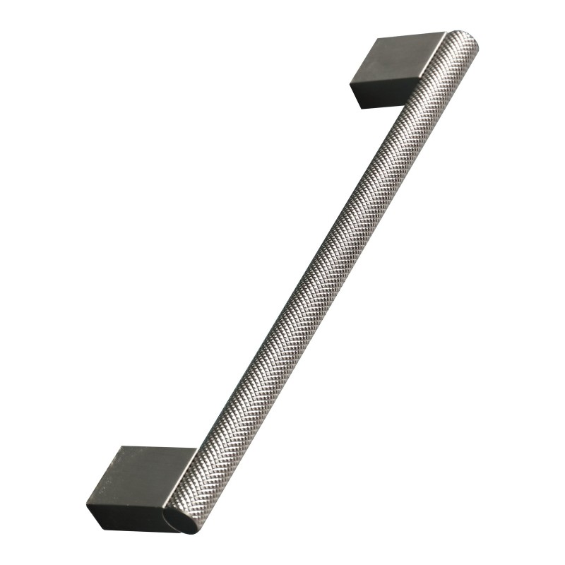 Knurled Straight Handle - Satin