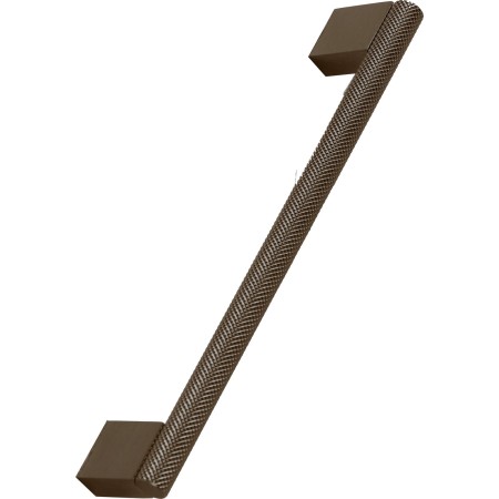 Knurled Straight Handle - Brushed Bronze