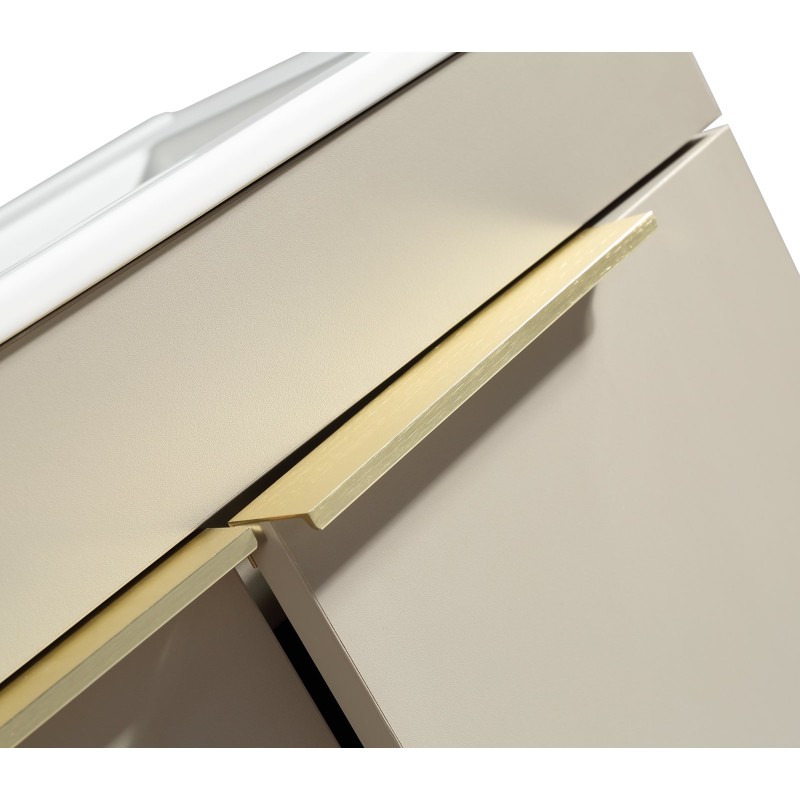 Sora Handle - Brushed Brass