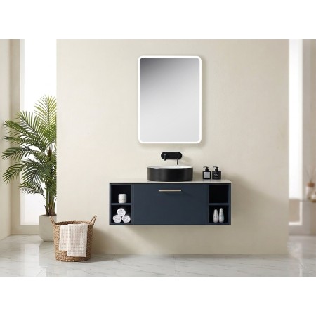 Angus Slimline LED Touch Mirror with Demist 500x700mm