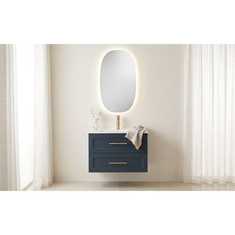 Arlo Arched LED Mirror with Demist & Colour Change 500x1000mm