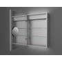 Jemima Single Door LED Mirror Cabinet with Wireless Speaker & Shaver Socket 500x700mm