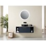 Lily Slimline LED Round Touch Mirror with Demist & Colour Change 500mm